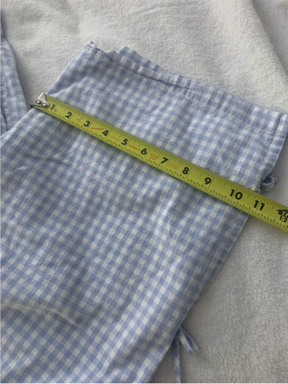 Sincerely Jules Soft Baby Blue
Gingham Wide Leg Side Bow Tie
Pants XL - Picture 12 of 16